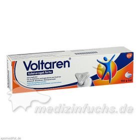 VOLTAREN Schmerzgel forte 23,2 mg/g, 150 G – PZN 8628270 из Германии