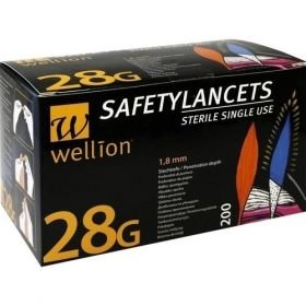 WELLION Lanzetten Safetylancets 28 G, 200 ST – PZN 866231 из Германии