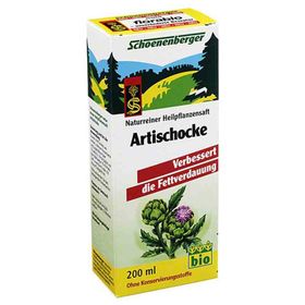 Artischockensaft Schoenenberger (200 ml) – PZN 692038 из Германии