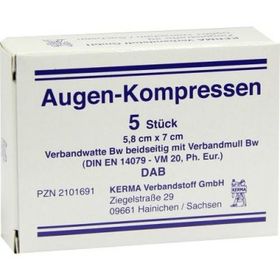 Augenkompressen unsteril 5,8x7cm (5 stk) – PZN 2101691 из Германии