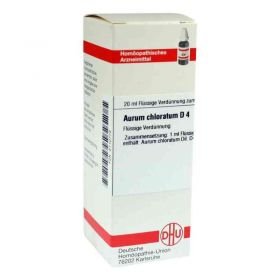 Aurum Chloratum D 4 Dilution (20 ml) – PZN 2110773 из Германии