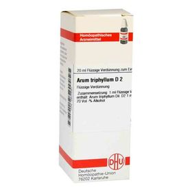 Arum Triphyllum D 2 Dilution (20 ml) – PZN 2607580 из Германии