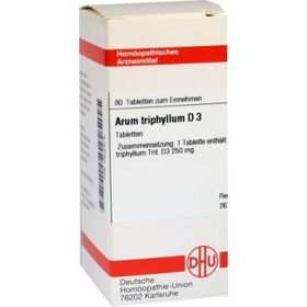 Arum Triphyllum D 3 Tabletten (80 stk) – PZN 2625879 из Германии