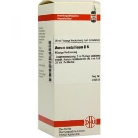 Aurum Metallicum D 6 Dilution (50 ml) – PZN 2894160 из Германии