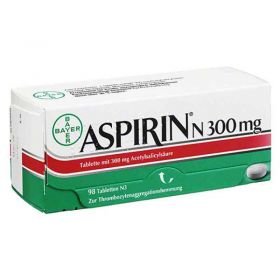 Aspirin N 300mg (98 stk) – PZN 5387245 из Германии