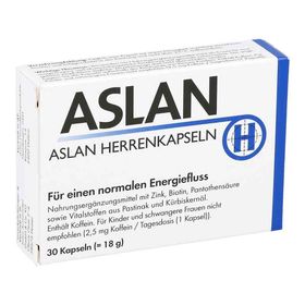 Aslan Herrenkapseln (30 stk) – PZN 6897037 из Германии