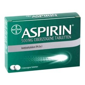 Aspirin 500mg (8 stk) – PZN 10203595 из Германии