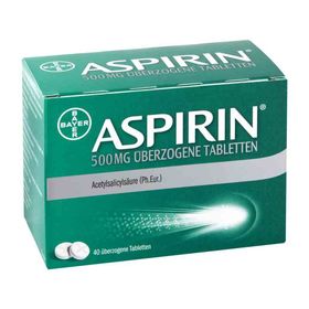 Aspirin 500mg (40 stk) – PZN 10203626 из Германии