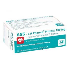 Ass 1a Pharma Protect 100 mg magensaftresistent Tabletten (100 stk) – PZN 10409931 из Германии