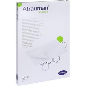 ATRAUMAN Silicone steril 7,5x10 cm Kompressen, 5 ST – PZN 10554277 из Германии