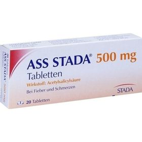 ASS STADA 500mg Tabletten, 20 ST – PZN 11145173 из Германии