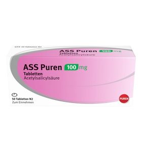 ASS Puren 100 mg Tabletten, 50 ST – PZN 11353411 из Германии
