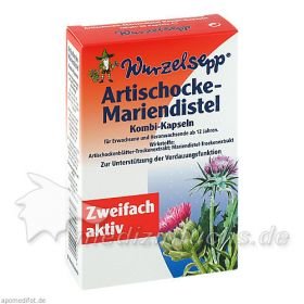 Artischocke-Mariendistel Kombi-Kapseln, 60 ST – PZN 1299001 из Германии