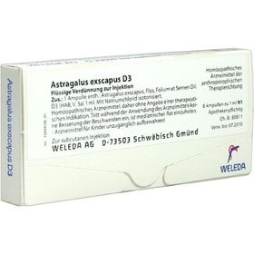 ASTRAGALUS EXSCAPUS D 3, 8X1 ML – PZN 1618771 из Германии