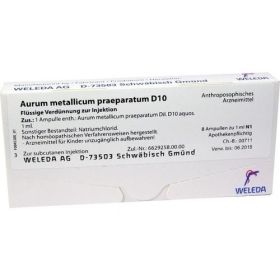 AURUM MET PRAEP D10, 8 ST – PZN 1618825 из Германии