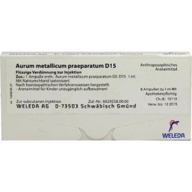 AURUM MET PRAEP D15, 8 ST – PZN 1618860 из Германии