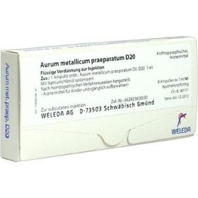 AURUM MET PRAEP D20, 8 ST – PZN 1618883 из Германии