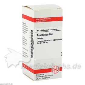 ASA FOETIDA D 4, 80 ST – PZN 1758911 из Германии