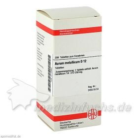 AURUM MET D12, 200 ST – PZN 2110945 из Германии