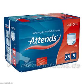 Attends Pull-ons Plus 5 Extra Small, 4X21 ST – PZN 2288488 из Германии