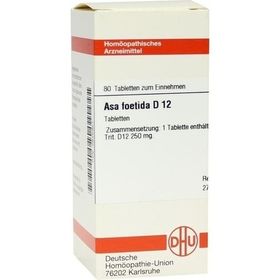 ASA FOETIDA D12, 80 ST – PZN 2625951 из Германии