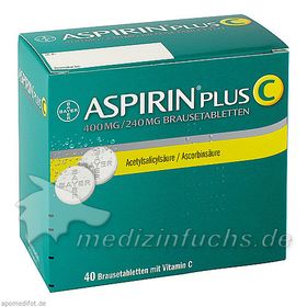 ASPIRIN PLUS C, 40 ST – PZN 3464237 из Германии