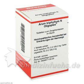 Arum triphyllum N Oligoplex, 150 ST – PZN 3671002 из Германии