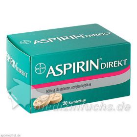 ASPIRIN DIREKT, 20 ST – PZN 4356254 из Германии