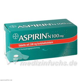 ASPIRIN N 100mg, 98 ST – PZN 5387239 из Германии