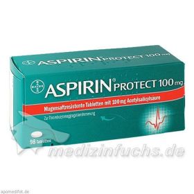 Aspirin protect 100mg, 98 ST – PZN 6706155 из Германии