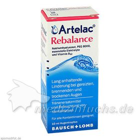 Artelac Rebalance, 10 ML – PZN 6907474 из Германии