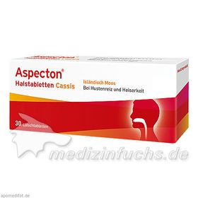 Aspecton Halstabletten Cassis, 30 ST – PZN 7020537 из Германии