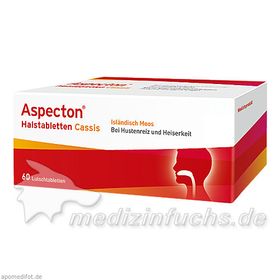 Aspecton Halstabletten Cassis, 60 ST – PZN 7020572 из Германии