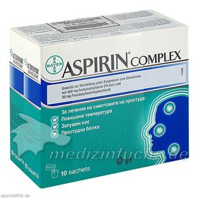 Aspirin Complex Granulat Btl., 20 ST – PZN 7069242 из Германии