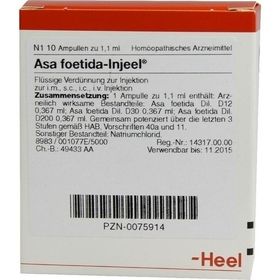ASA FOETIDA INJ, 10 ST – PZN 75914 из Германии