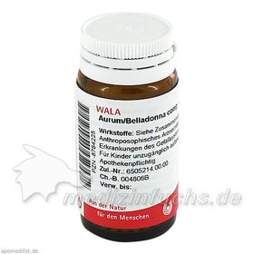 AURUM/BELLADONNA COMP, 20 G – PZN 8784225 из Германии