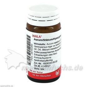 AURUM/STIBIUM/HYOSCYAMUS, 20 G – PZN 8784260 из Германии