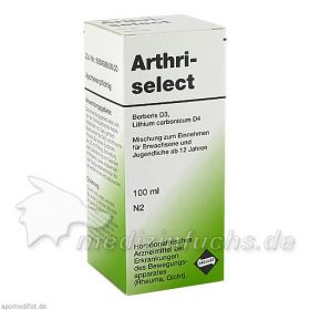 Arthriselect, 100 ML – PZN 8890536 из Германии