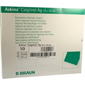 Askina Calgitrol Ag 10x10cm, 10 ST – PZN 8898 из Германии