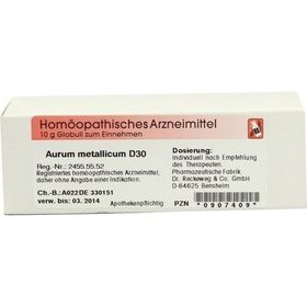 Aurum metallicum D30, 10 G – PZN 907409 из Германии