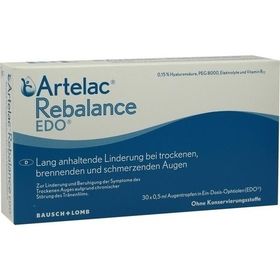 Artelac Rebalance EDO, 30X0.5 ML – PZN 9722545 из Германии
