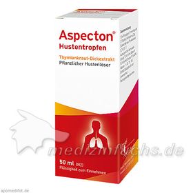 Aspecton Hustentropfen, 50 ML – PZN 9892885 из Германии