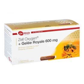 Zell Oxygen + Gelee Royale 600 mg Trinkampullen (14X20 ml) – PZN 447273 из Германии