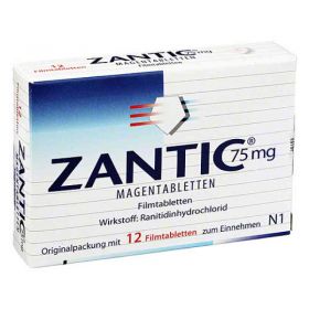 Zantic 75mg Magentabletten (12 stk) – PZN 492718 из Германии