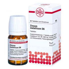 Zincum Metallicum D 6 Tabletten (80 stk) – PZN 1789202 из Германии