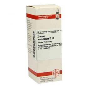 Zincum Metallicum D 12 Dilution (20 ml) – PZN 2118266 из Германии