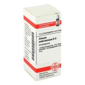Zincum Valerianicum D 6 Globuli (10 g) – PZN 2119610 из Германии