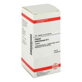 Zincum Valerianicum D 4 Tabletten (200 stk) – PZN 2120240 из Германии