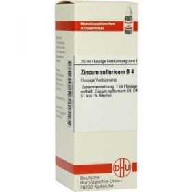 Zincum Sulfuricum D 4 Dilution (20 ml) – PZN 2623923 из Германии