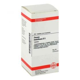 Zincum Metallicum D 3 Tabletten (200 stk) – PZN 2637397 из Германии